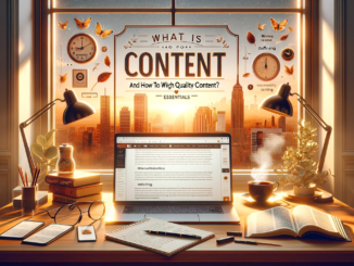 What is Content and How to Write High Quality Content